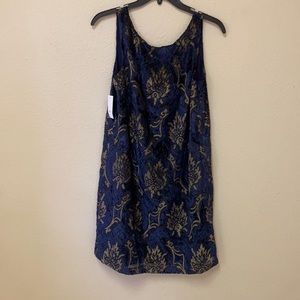 LOFT Velvet Shift Dress